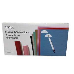 Cricut Materials Value Pack With Premium Vinyl Iron-On Transfer Tape & Weeder 12